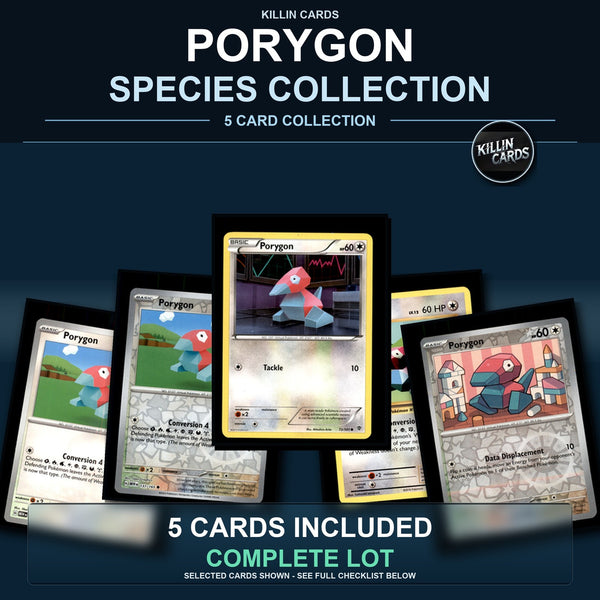 Pokemon TCG Porygon Species Collection 5 Different Cards