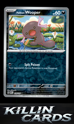 Reverse Holofoil Paldean Wooper - 126/197 126/197 Pokemon Common SV03: Obsidian