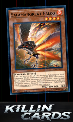 1st Edition Salamangreat Falco SDSB-EN009 YuGiOh Common Structure Deck: Soulburn