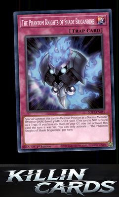 1st Edition The Phantom Knights of Shade Brigandine SDBT-EN035 YuGiOh Common Str