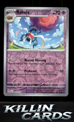 Reverse Holofoil Rabsca - 099/193 099/193 Pokemon Rare SV02: Paldea Evolved Card