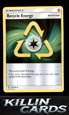 Recycle Energy 212/236 Pokemon Uncommon SM - Unified Minds Card LP