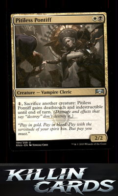 Pitiless Pontiff 194 Magic U Ravnica Allegiance Card NM