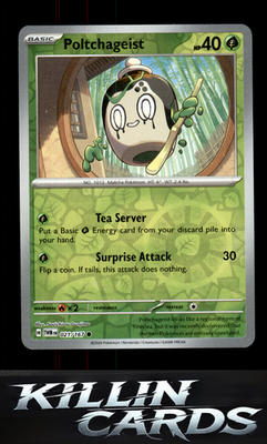 Reverse Holofoil Poltchageist - 021/167 021/167 Pokemon Common SV06: Twilight Ma