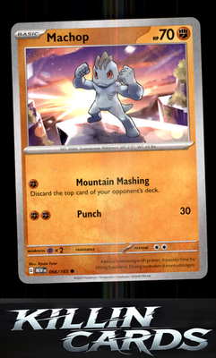 Machop 066/165 Pokemon Common SV: Scarlet & Violet 151 Card NM