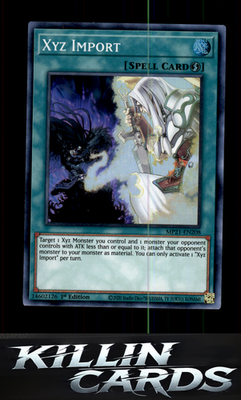 1st Edition Xyz Import MP21-EN208 YuGiOh Super Rare 2021 Tin of Ancient Battles