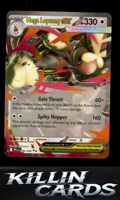 Mega Lopunny ex - 084/094 084/094 Pokemon Double Rare ME02: Phantasmal Flames Ca