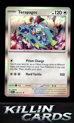 Terapagos 178/217 Pokemon Rare ME: Ascended Heroes Card NM