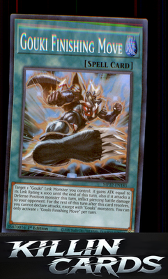 1st Edition Gouki Finishing Move MP22-EN185 YuGiOh Super Rare 2022 Tin of the Ph