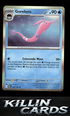 Gorebyss 056/182 Pokemon Rare SV10: Destined Rivals Card NM