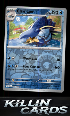 Reverse Holofoil Clawitzer 050/198 Pokemon Common SV01: Scarlet & Violet Base Se