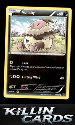 Vullaby 57/124 Pokemon Common XY - Fates Collide Card LP
