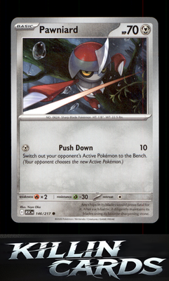 Pawniard 146/217 Pokemon Common ME: Ascended Heroes Card NM