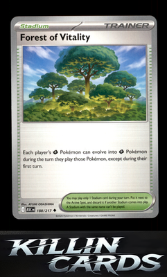 Forest of Vitality 188/217 Pokemon Uncommon ME: Ascended Heroes Card NM