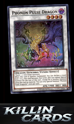 Phonon Pulse Dragon OP16-EN008 YuGiOh Super Rare OTS Tournament Pack 16 Card NM