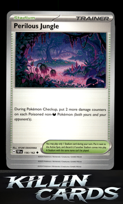 Perilous Jungle 156/162 Pokemon Uncommon SV05: Temporal Forces Card NM