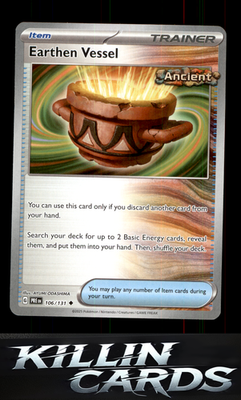 Earthen Vessel 106/131 Pokemon Uncommon SV: Prismatic Evolutions Card NM