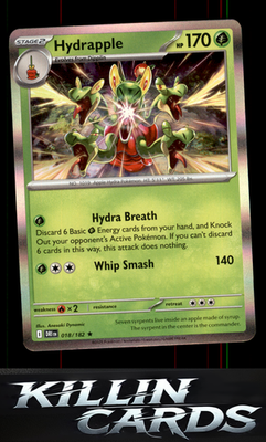 Hydrapple - 018/182 018/182 Pokemon Rare SV10: Destined Rivals Card NM