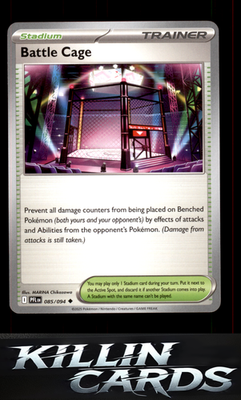 Battle Cage - 085/094 085/094 Pokemon Uncommon ME02: Phantasmal Flames Card NM