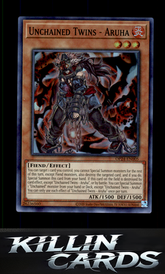 Unchained Twins - Aruha OP24-EN005 YuGiOh Super Rare OTS Tournament Pack 24 Card