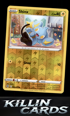 Reverse Holofoil Shinx 049/172 Pokemon Common SWSH09: Brilliant Stars Card NM