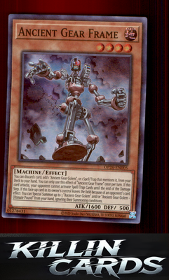 Ancient Gear Frame OP26-EN005 YuGiOh Super Rare OTS Tournament Pack 26 Card NM