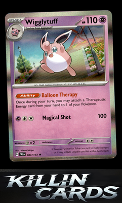Wigglytuff 084/193 Pokemon Rare SV02: Paldea Evolved Card NM