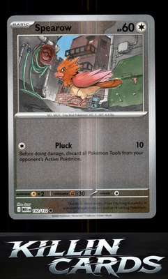 Reverse Holofoil Spearow - 102/132 102/132 Pokemon Common ME01: Mega Evolution C