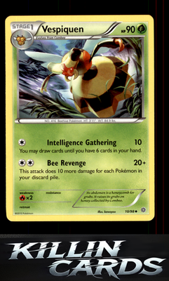 Vespiquen (10) 10/98 Pokemon Uncommon XY - Ancient Origins Card NM
