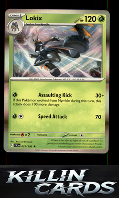 Lokix 021/193 Pokemon Rare SV02: Paldea Evolved Card NM