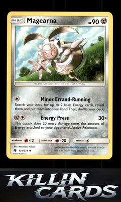 Magearna 131/214 Pokemon Uncommon SM - Lost Thunder Card NM
