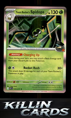 Team Rocket's Spidops 019/217 Pokemon Rare ME: Ascended Heroes Card NM