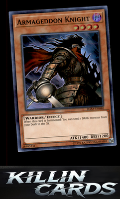 Armageddon Knight DASA-EN040 YuGiOh Super Rare Dark Saviors Card NM