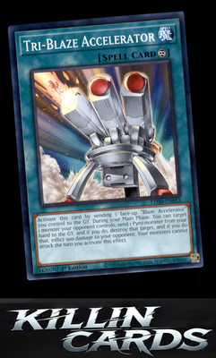 1st Edition Tri-Blaze Accelerator LD10-EN053 YuGiOh Common Legendary Duelists: S