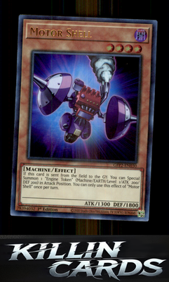 1st Edition Motor Shell GFP2-EN030 YuGiOh Ultra Rare Ghosts From the Past: The 2