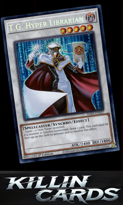 1st Edition T.G. Hyper Librarian (Platinum Secret Rare) RA02-EN027 YuGiOh Platin