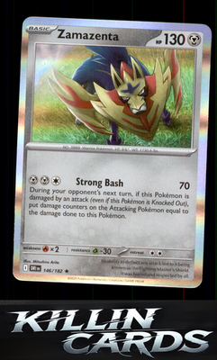 Zamazenta - 146/182 146/182 Pokemon Rare SV10: Destined Rivals Card NM