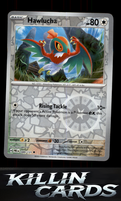 Reverse Holofoil Hawlucha 089/131 Pokemon Uncommon SV: Prismatic Evolutions Card