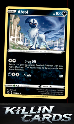 Absol 164/264 Pokemon Rare SWSH08: Fusion Strike Card LP