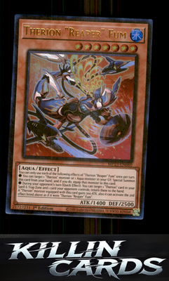1st Edition Therion "Reaper" Fum MP23-EN060 YuGiOh Ultra Rare 25th Anniversary T