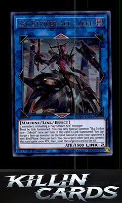 1st Edition Sky Striker Ace - Zeke DUOV-EN024 YuGiOh Ultra Rare Duel Overload Ca