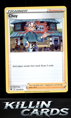 Choy 137/189 Pokemon Uncommon SWSH10: Astral Radiance Card NM