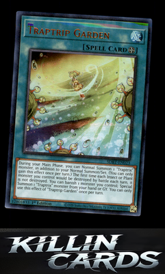 1st Edition Traptrip Garden SDBT-EN023 YuGiOh Ultra Rare Structure Deck: Beware