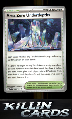 Area Zero Underdepths 094/131 Pokemon Uncommon SV: Prismatic Evolutions Card NM
