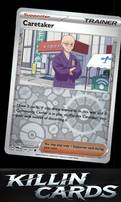 Reverse Holofoil Caretaker - 144/167 144/167 Pokemon Common SV06: Twilight Masqu