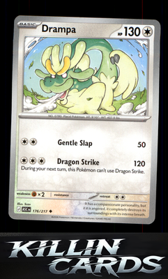 Drampa 176/217 Pokemon Uncommon ME: Ascended Heroes Card NM