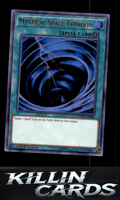 1st Edition Mystical Space Typhoon DUOV-EN086 YuGiOh Ultra Rare Duel Overload Ca