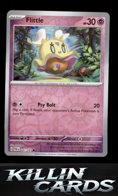 Reverse Holofoil Flittle - 041/091 041/091 Pokemon Common SV: Paldean Fates Card