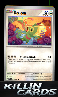 Kecleon 122/159 Pokemon Common SV09: Journey Together Card NM