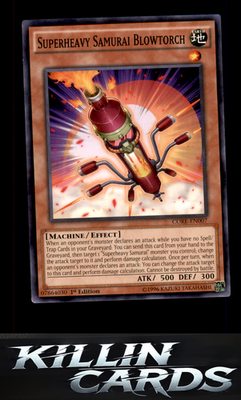 1st Edition Superheavy Samurai Blowtorch CORE-EN007 YuGiOh Common Clash of Rebel